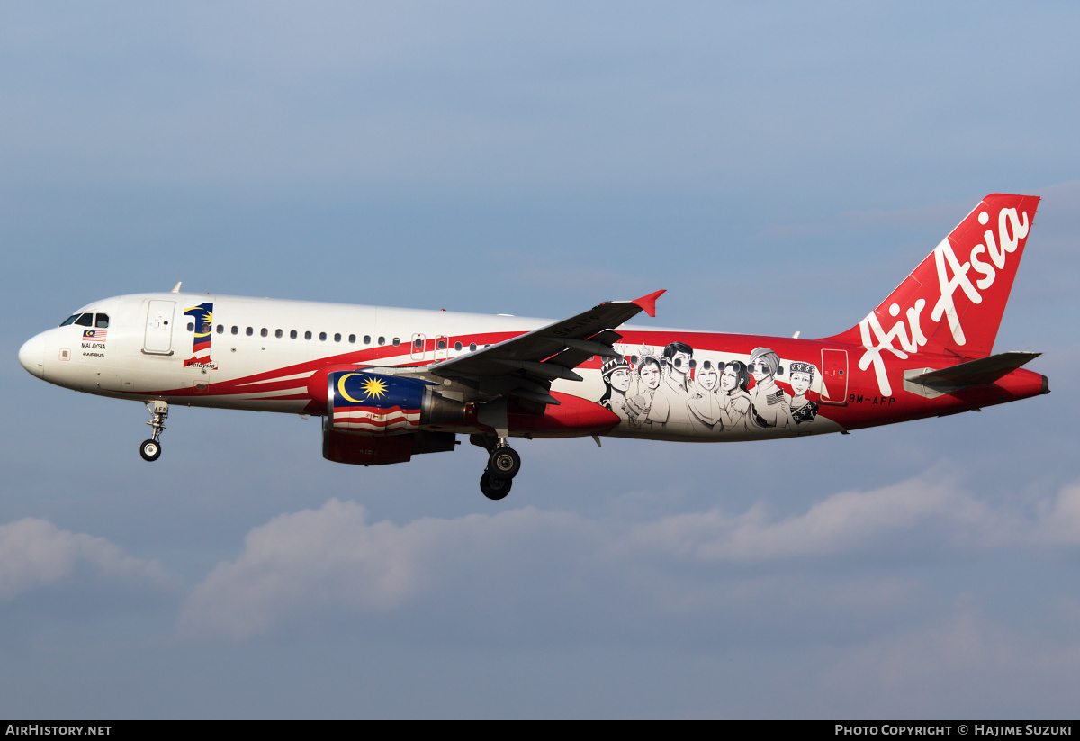 Aircraft Photo of 9M-AFP | Airbus A320-216 | AirAsia | AirHistory.net #498788