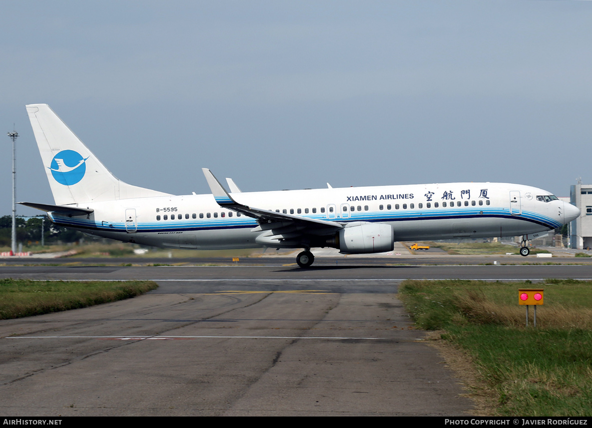 Aircraft Photo of B-5595 | Boeing 737-86N | Xiamen Airlines | AirHistory.net #498798