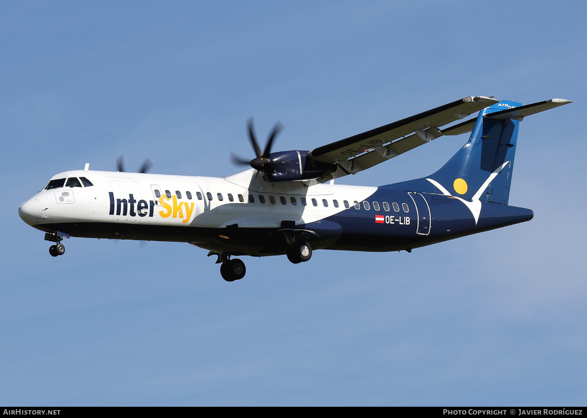 Aircraft Photo of OE-LIB | ATR ATR-72-600 (ATR-72-212A) | InterSky | AirHistory.net #498801