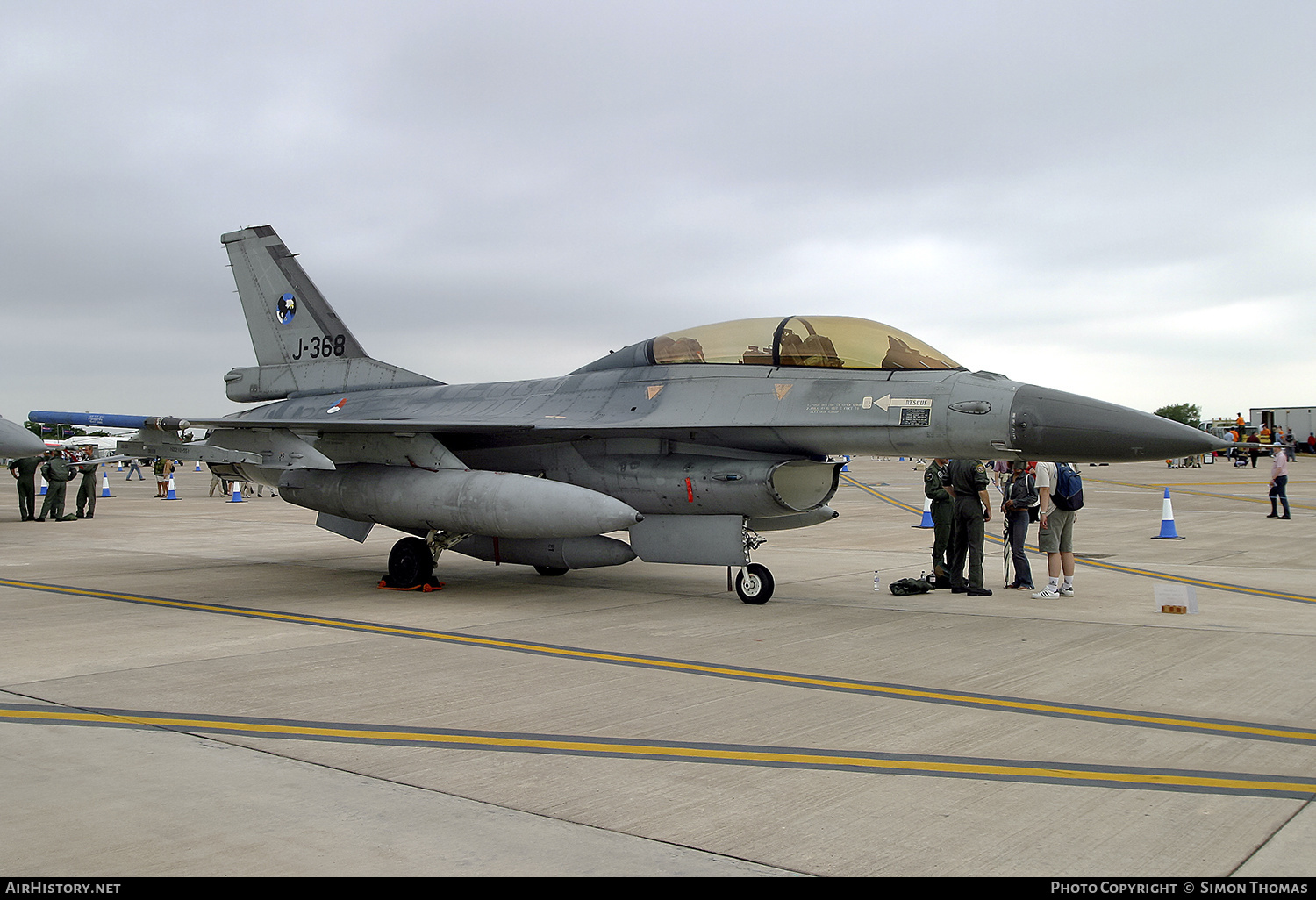 Aircraft Photo of J-368 | General Dynamics F-16BM Fighting Falcon | Netherlands - Air Force | AirHistory.net #498808