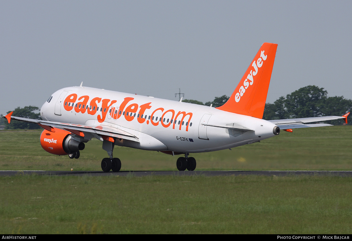 Aircraft Photo of G-EZFK | Airbus A319-111 | EasyJet | AirHistory.net #498811