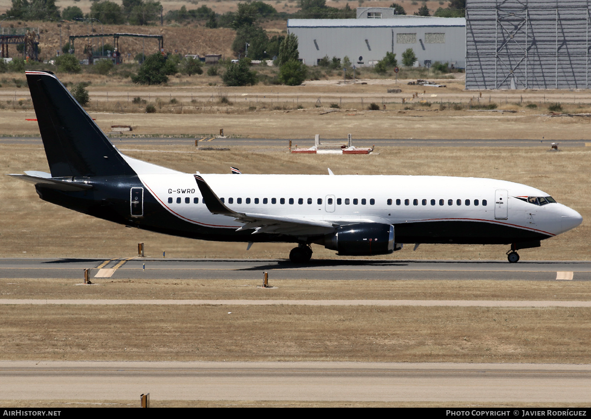 Aircraft Photo of G-SWRD | Boeing 737-3L9 | AirHistory.net #498833