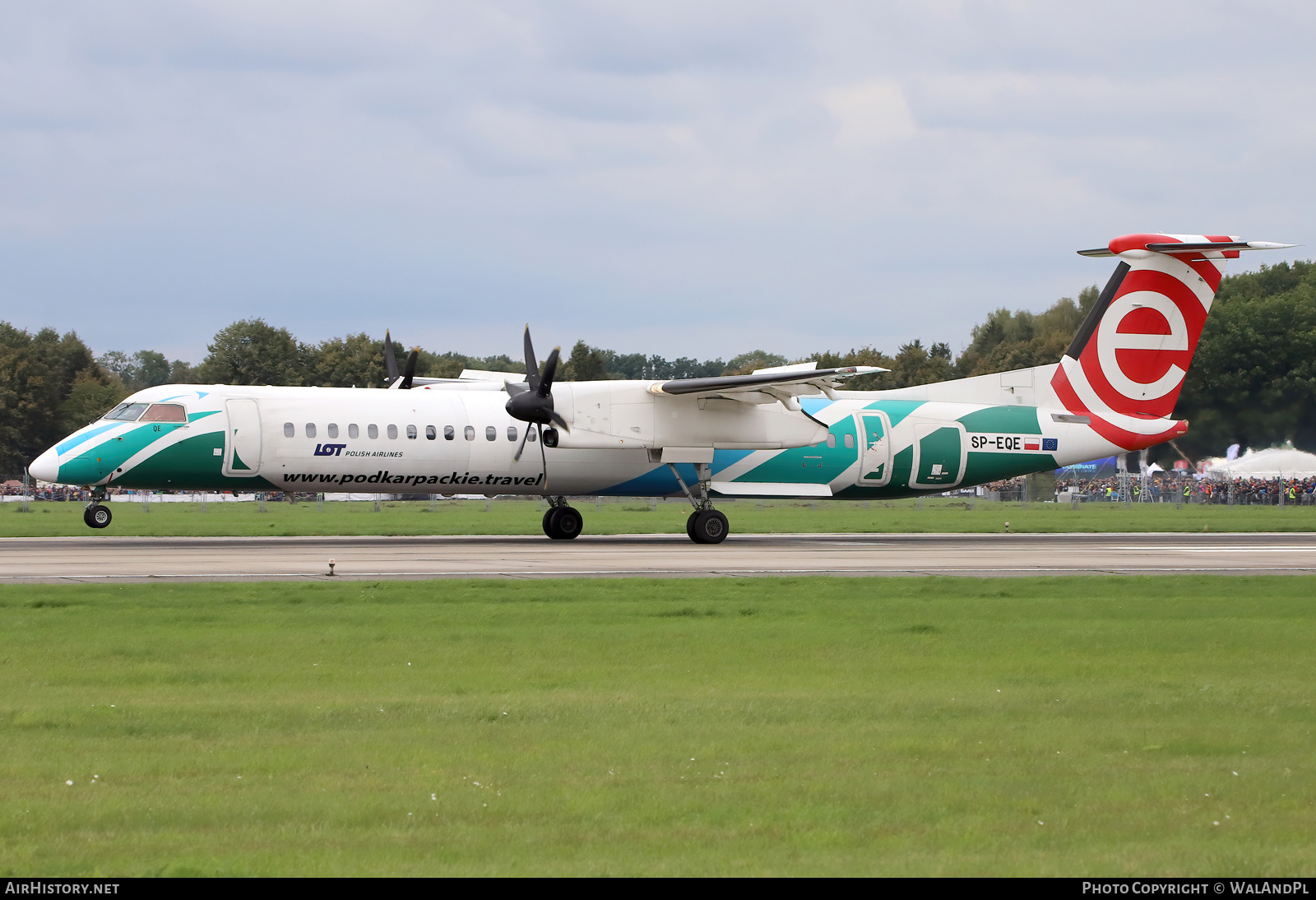 Aircraft Photo of SP-EQE | Bombardier DHC-8-402 Dash 8 | LOT Polish Airlines - Polskie Linie Lotnicze | AirHistory.net #498851