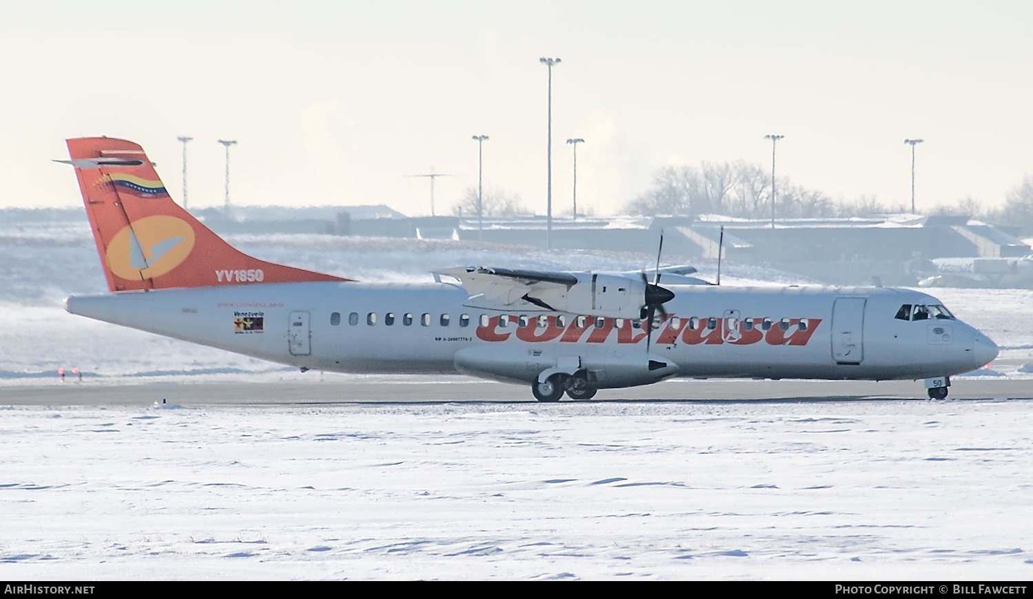 Aircraft Photo of YV1850 | ATR ATR-72-202 | Conviasa | AirHistory.net #498868