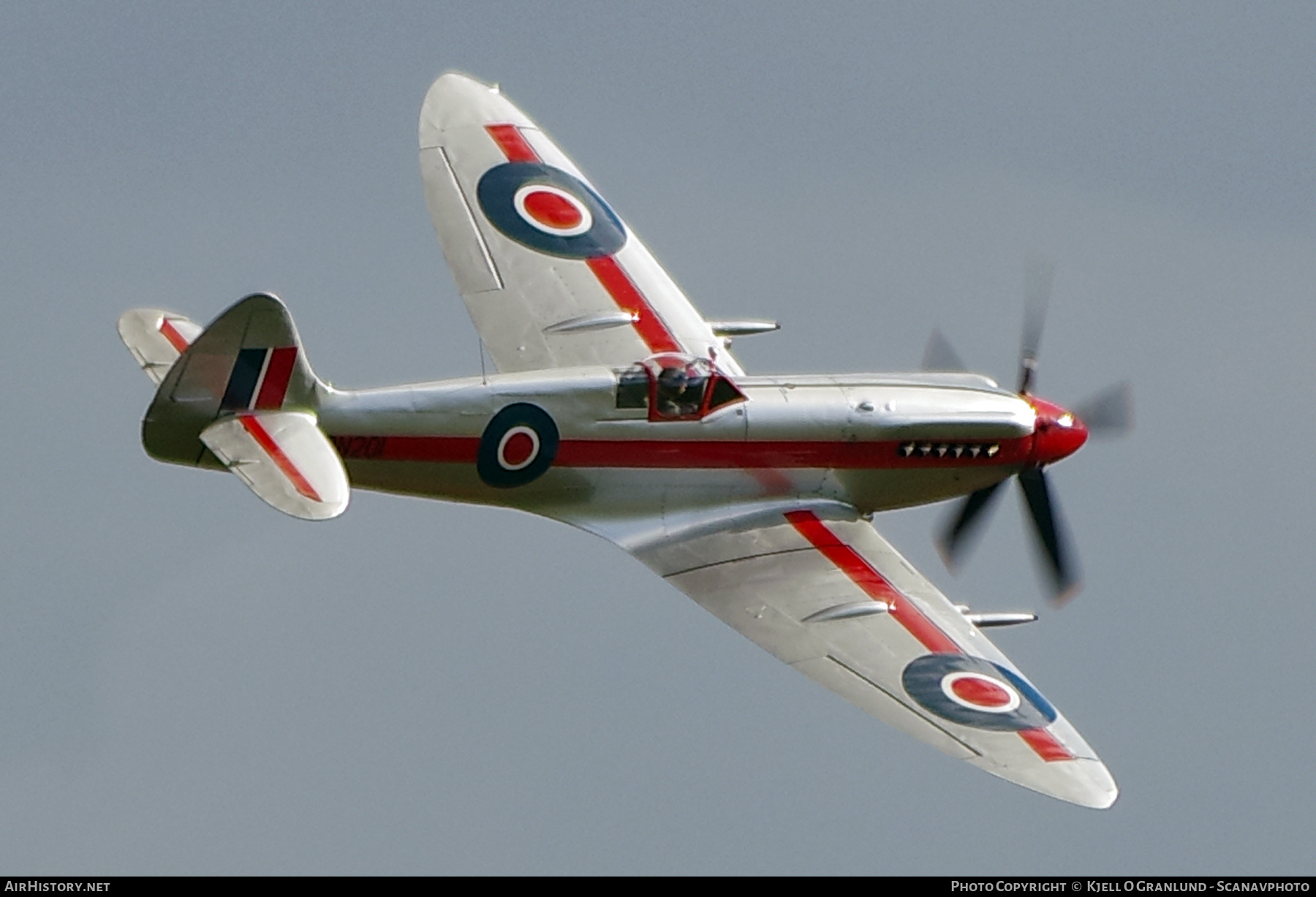 Aircraft Photo of G-BSKP / RN201 | Supermarine 379 Spitfire FR14E | UK - Air Force | AirHistory.net #498874