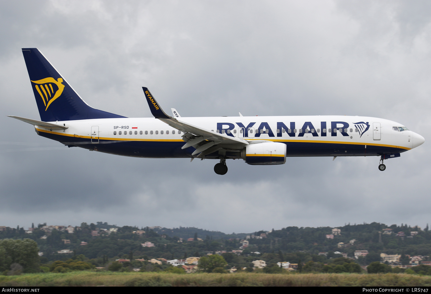 Aircraft Photo of SP-RSD | Boeing 737-800 | Ryanair | AirHistory.net #498879