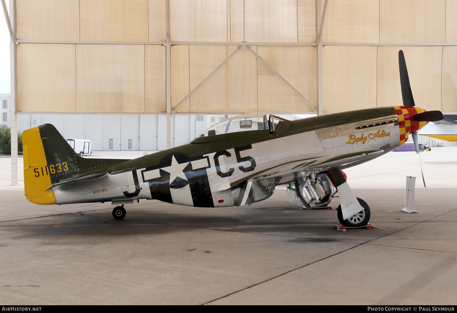 Aircraft Photo of N151MW / 511633 | North American P-51D Mustang | USA - Air Force | AirHistory.net #498899