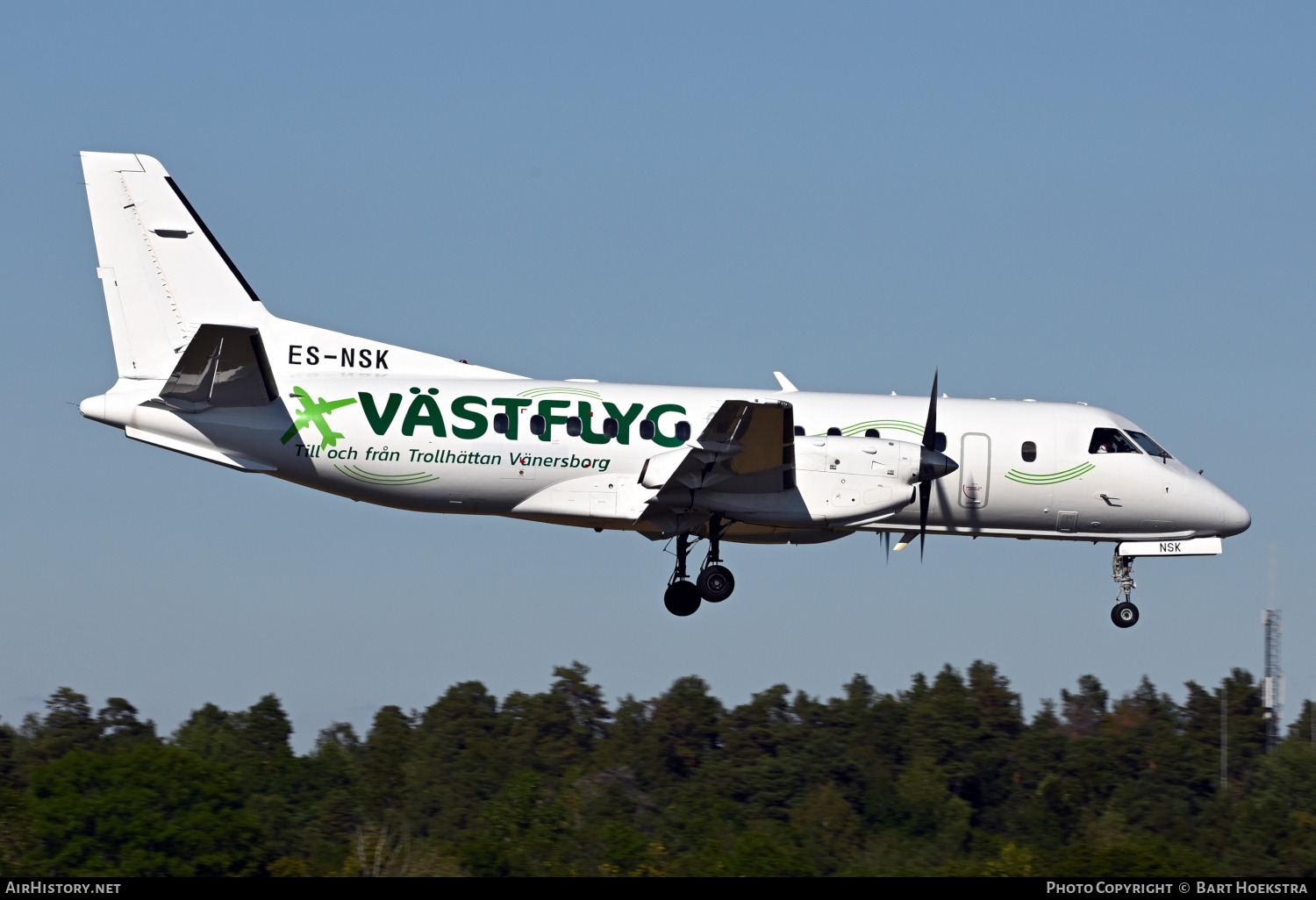 Aircraft Photo of ES-NSK | Saab 340B | Västflyg | AirHistory.net #498904