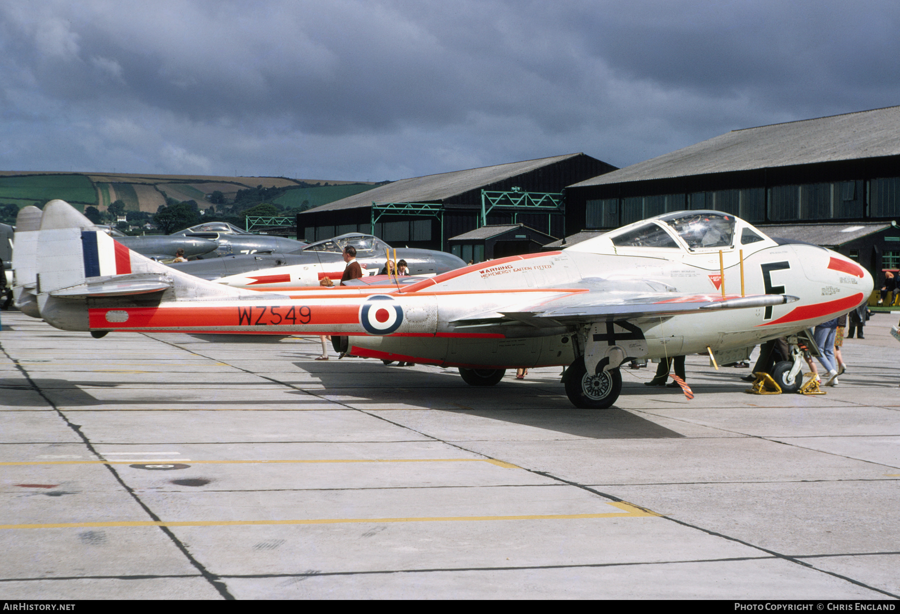 Aircraft Photo of WZ549 | De Havilland D.H. 115 Vampire T11 | UK - Air Force | AirHistory.net #498918