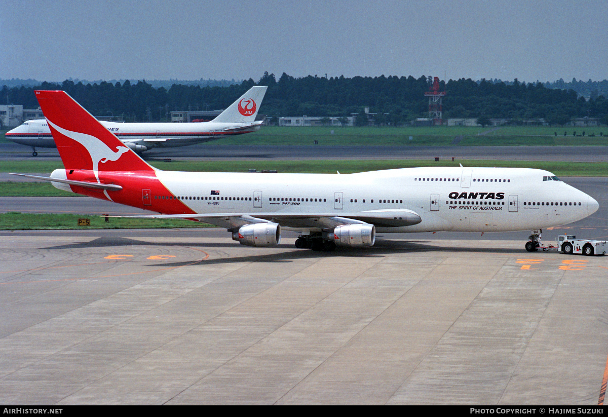 Aircraft Photo of VH-EBU | Boeing 747-338 | Qantas | AirHistory.net #498972