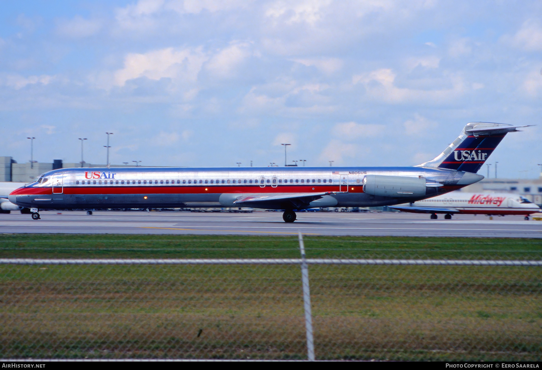 Aircraft Photo of N805US | McDonnell Douglas MD-81 (DC-9-81) | USAir | AirHistory.net #498996