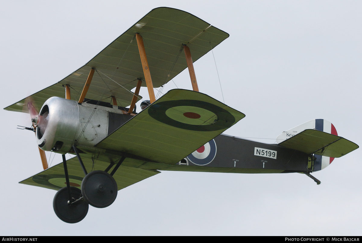 Aircraft Photo of G-BZND / N5199 | Sopwith Pup (replica) | UK - Air Force | AirHistory.net #499000