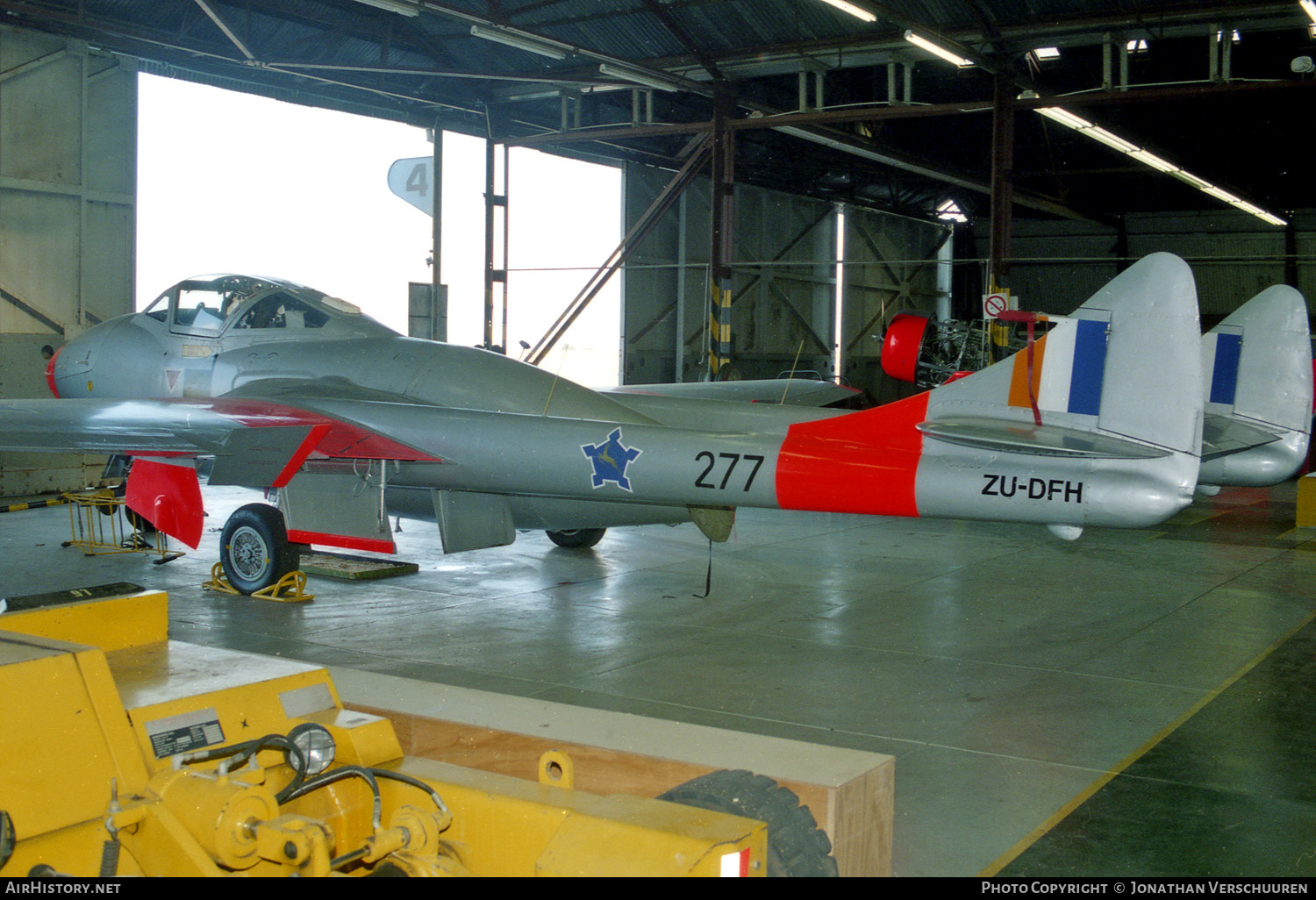 Aircraft Photo of ZU-DFH / 277 | De Havilland D.H. 115 Vampire T55 | South Africa - Air Force | AirHistory.net #499033