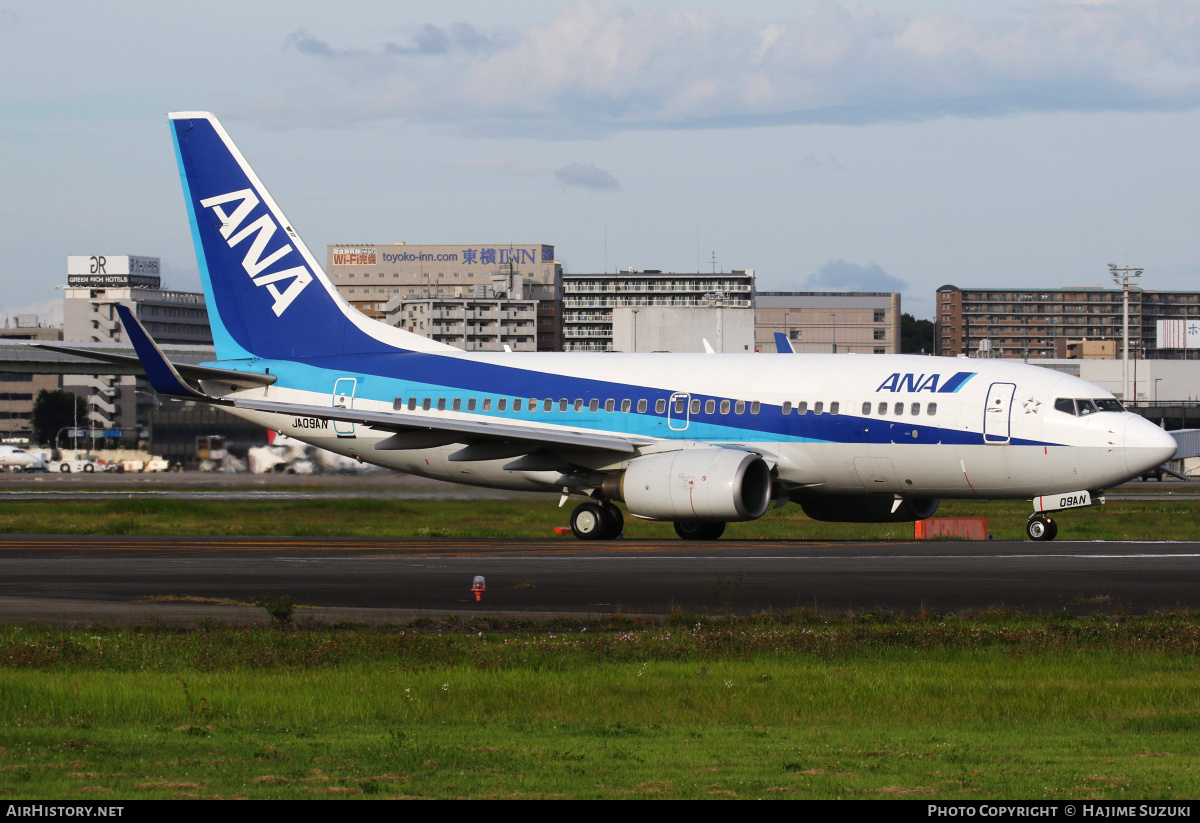 Aircraft Photo of JA09AN | Boeing 737-781 | All Nippon Airways - ANA | AirHistory.net #499034