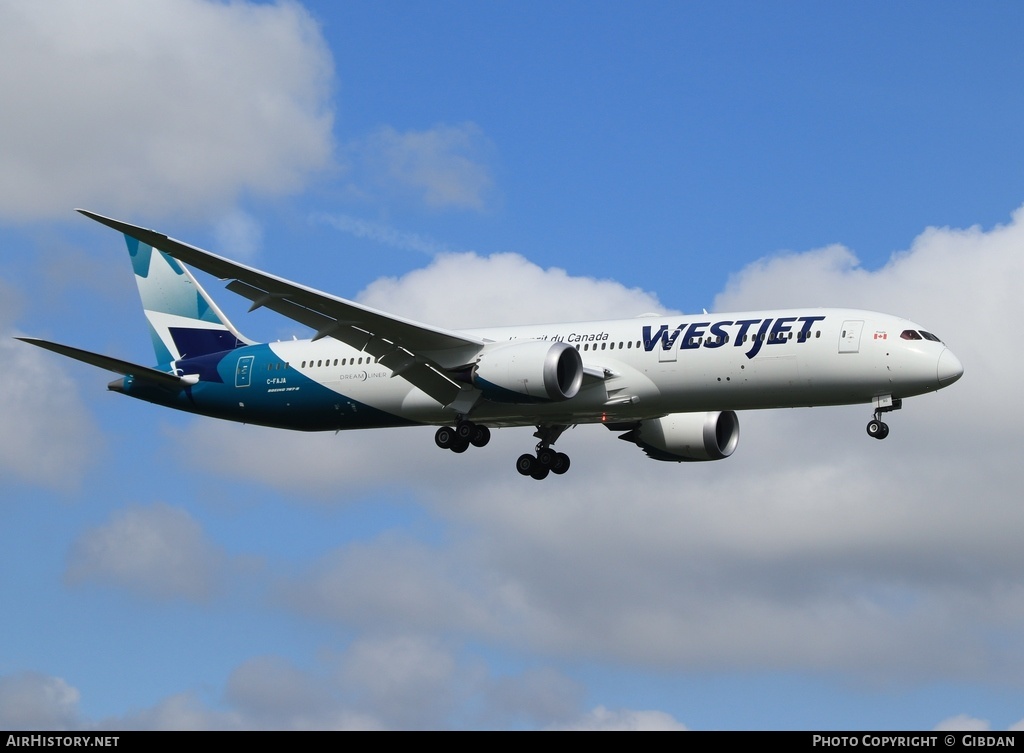 Aircraft Photo of C-FAJA | Boeing 787-9 Dreamliner | WestJet | AirHistory.net #499053