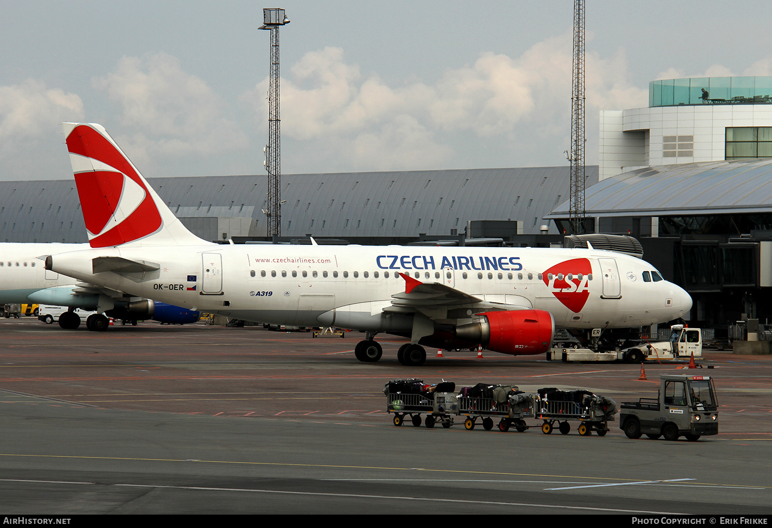 Aircraft Photo of OK-OER | Airbus A319-112 | ČSA - Czech Airlines | AirHistory.net #499065