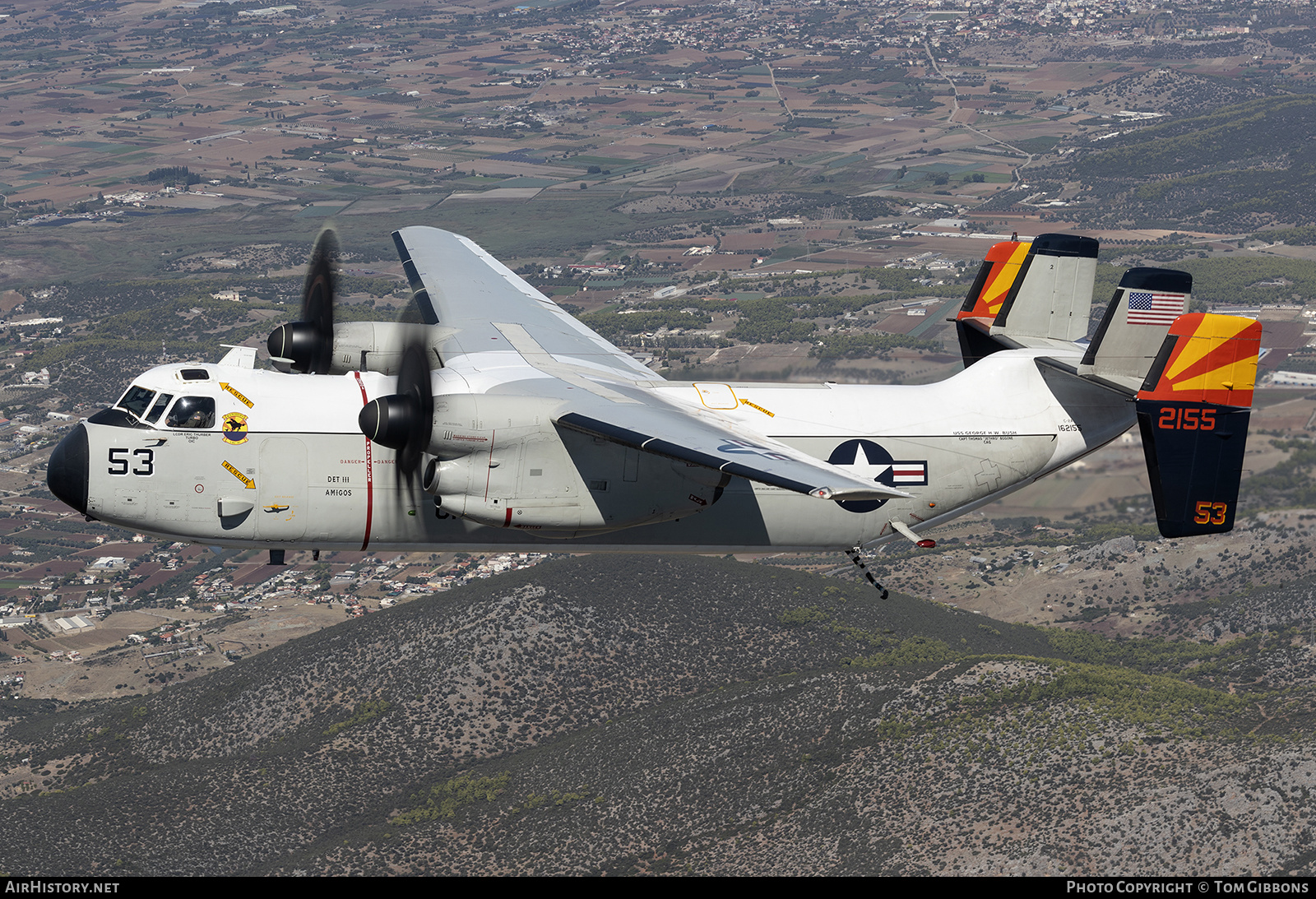 Aircraft Photo of 162155 / 2155 | Grumman C-2A Greyhound | USA - Navy | AirHistory.net #499125