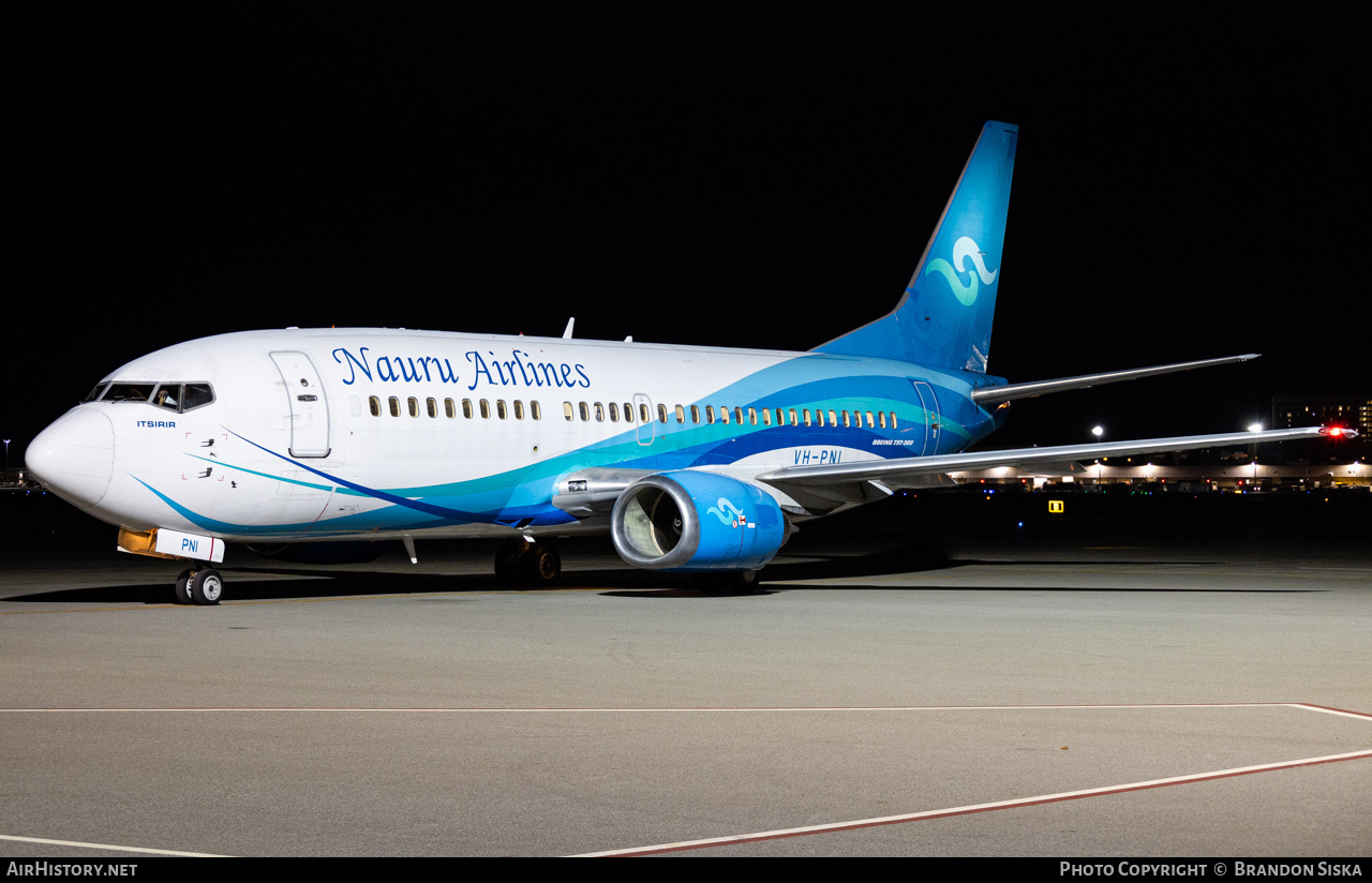 Aircraft Photo of VH-PNI | Boeing 737-36N | Nauru Airlines | AirHistory.net #499181