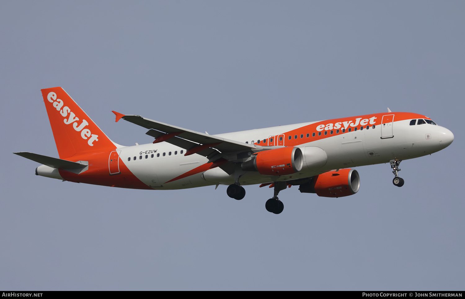 Aircraft Photo of G-EZUW | Airbus A320-214 | EasyJet | AirHistory.net #499189