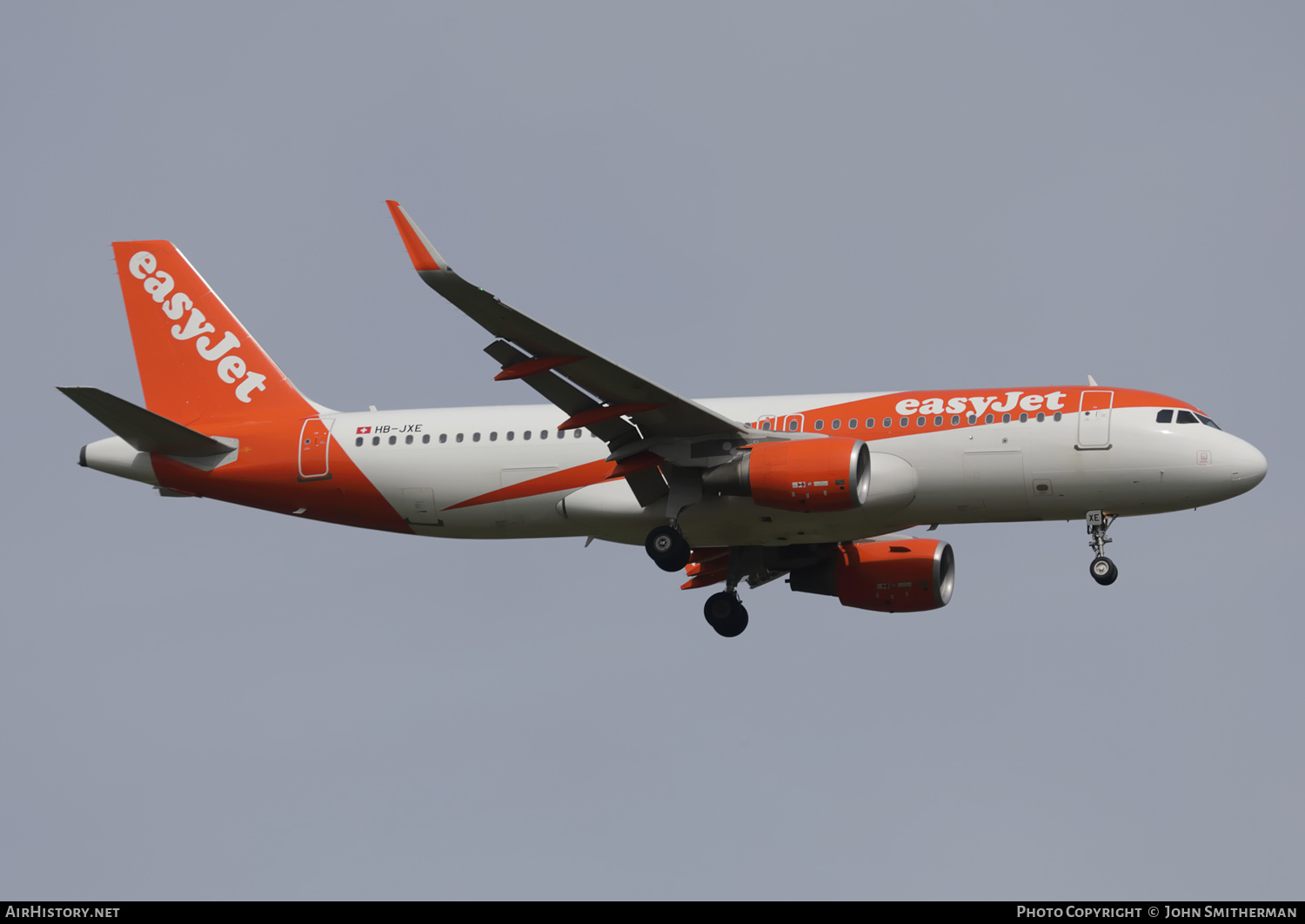 Aircraft Photo of HB-JXE | Airbus A320-214 | EasyJet | AirHistory.net #499197