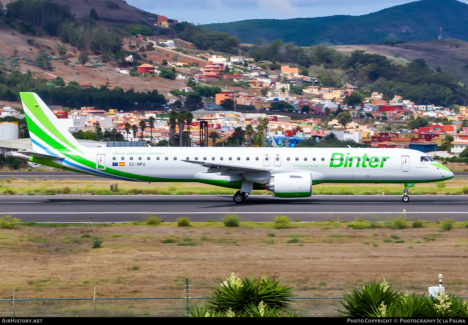 Aircraft Photo of EC-NPU | Embraer 195-E2 (ERJ-190-400) | Binter Canarias | AirHistory.net #499201