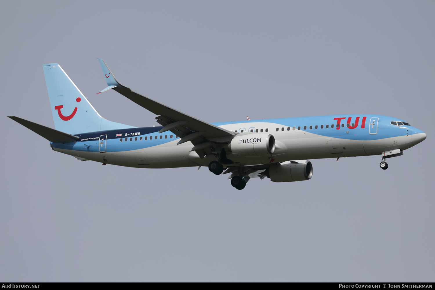Aircraft Photo of G-TAWB | Boeing 737-8K5 | TUI | AirHistory.net #499248