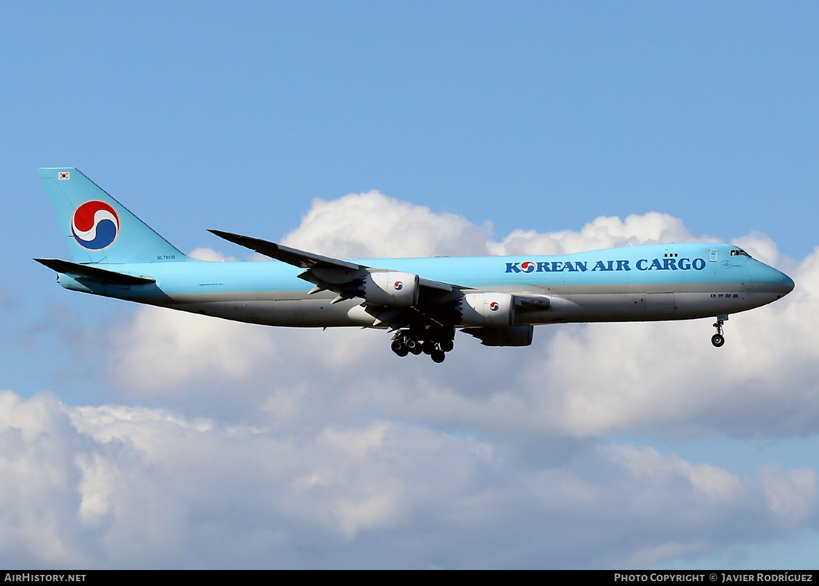 Aircraft Photo of HL7609 | Boeing 747-8HTF/SCD | Korean Air Cargo | AirHistory.net #499270