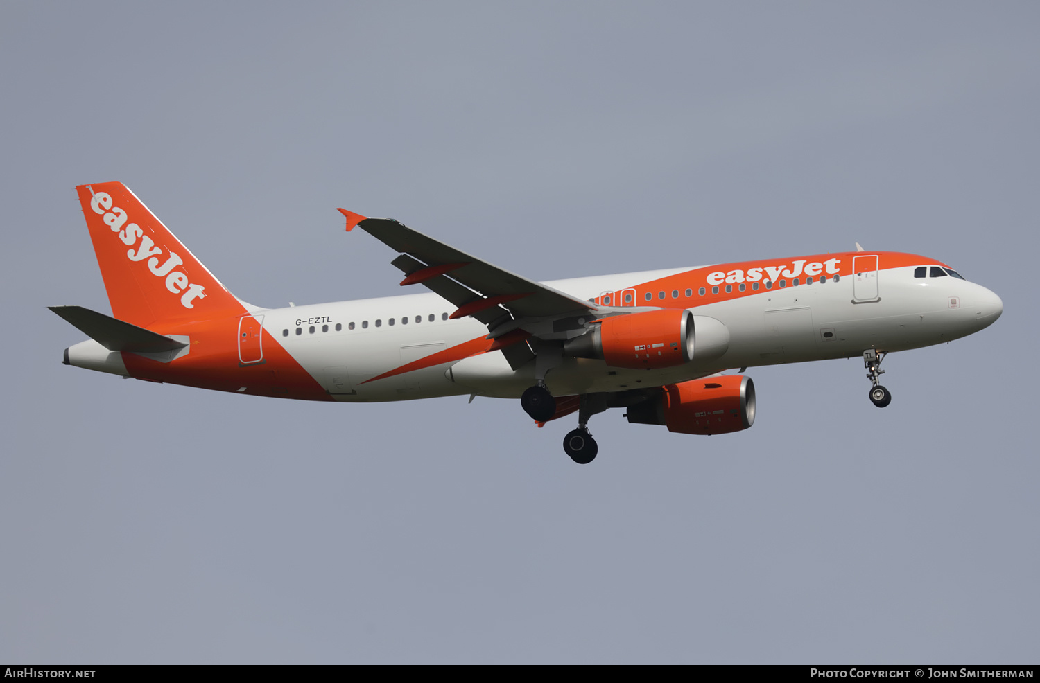 Aircraft Photo of G-EZTL | Airbus A320-214 | EasyJet | AirHistory.net #499271