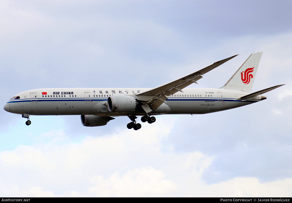 Aircraft Photo of B-7898 | Boeing 787-9 Dreamliner | Air China | AirHistory.net #499272