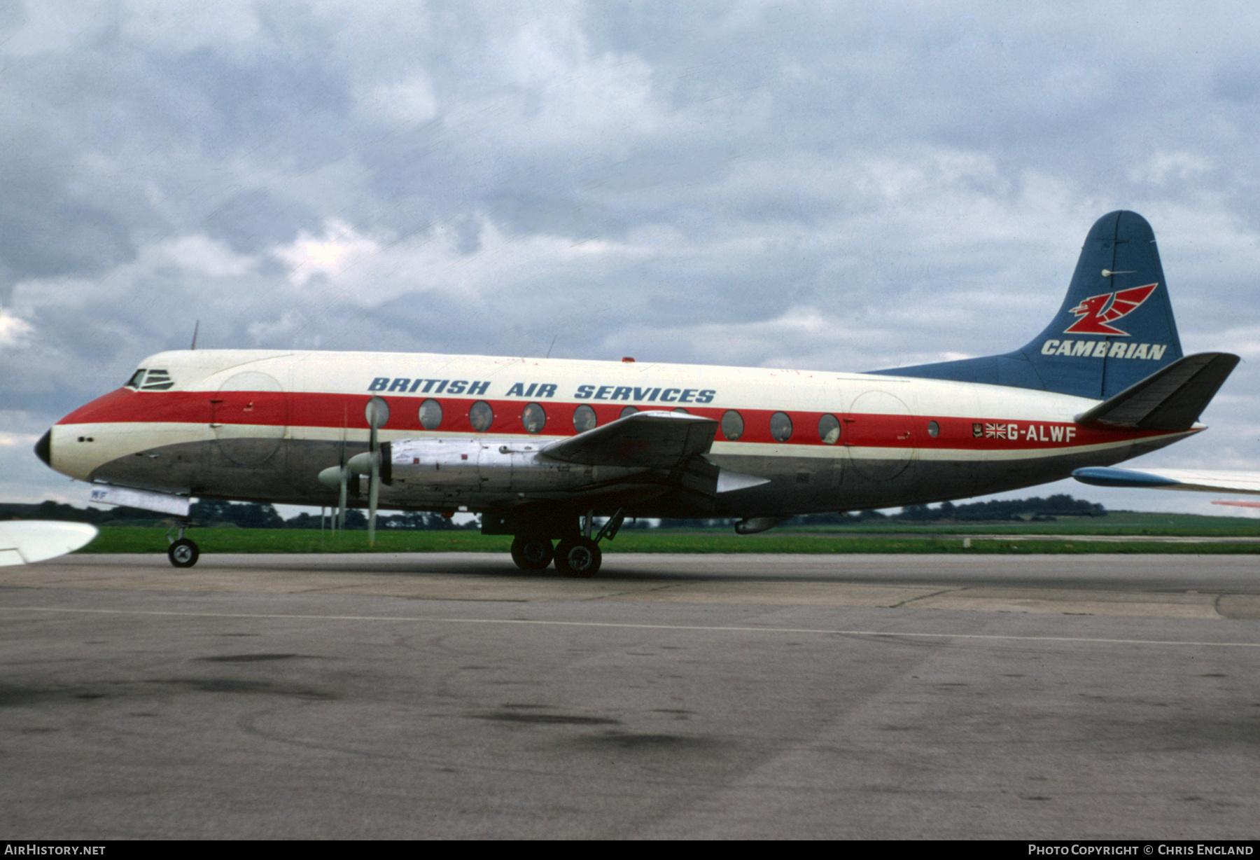 Aircraft Photo of G-ALWF | Vickers 701 Viscount | Cambrian Airways | AirHistory.net #499276
