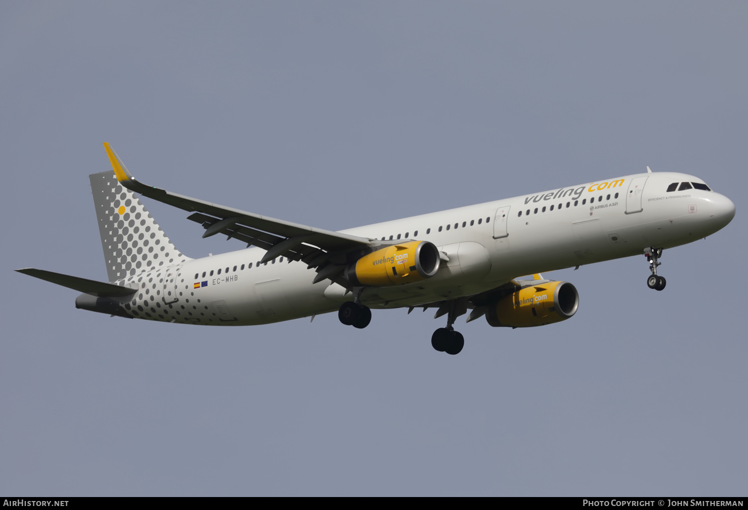 Aircraft Photo of EC-MHB | Airbus A321-231 | Vueling Airlines | AirHistory.net #499280