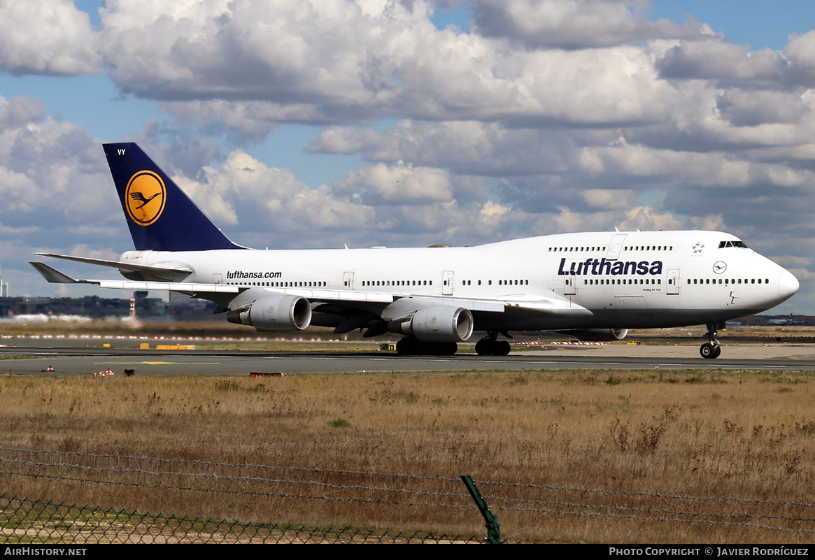 Aircraft Photo of D-ABVY | Boeing 747-430 | Lufthansa | AirHistory.net #499288