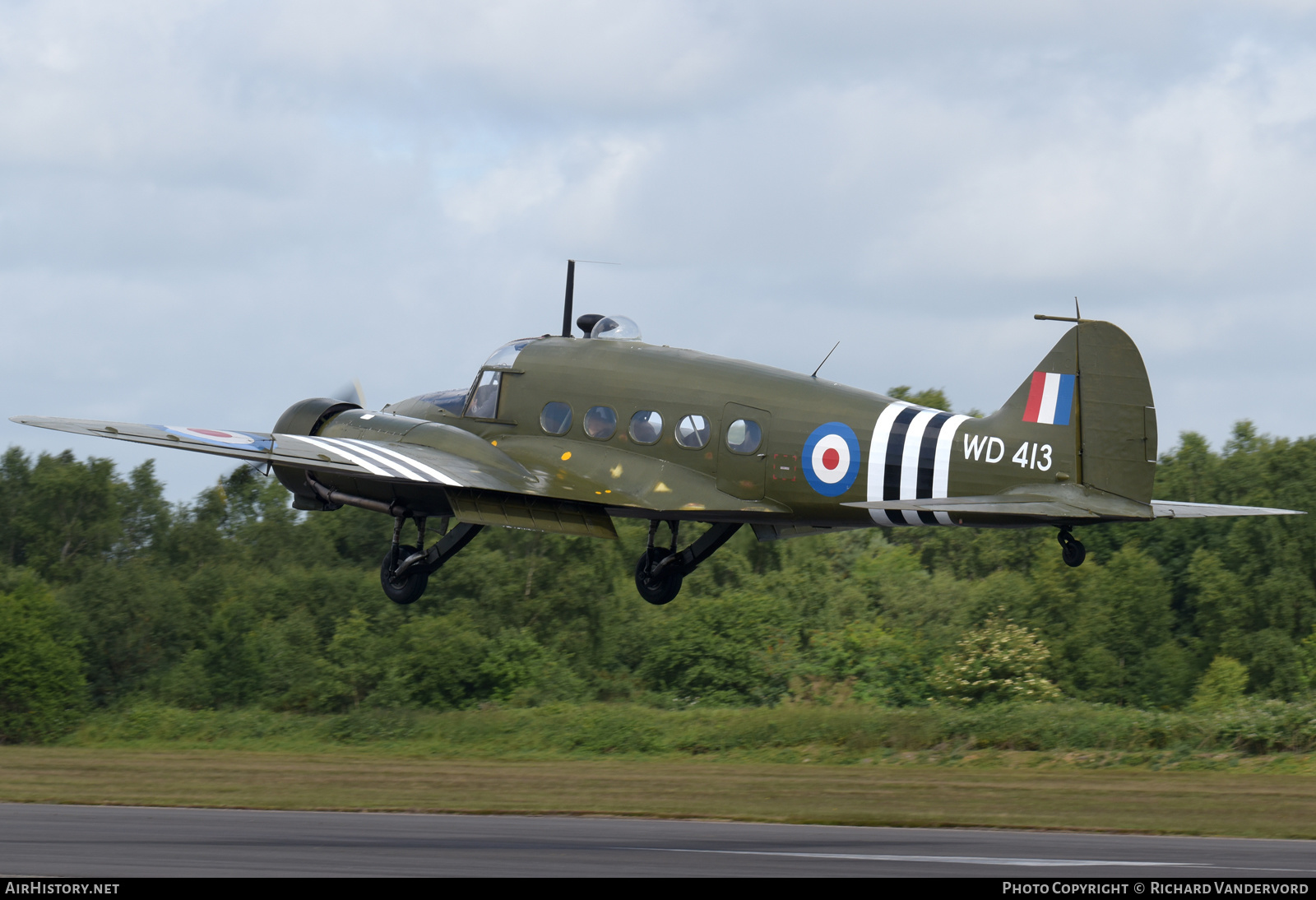 Aircraft Photo of G-VROE / WD413 | Avro 652A Anson T21 | UK - Air Force | AirHistory.net #499295