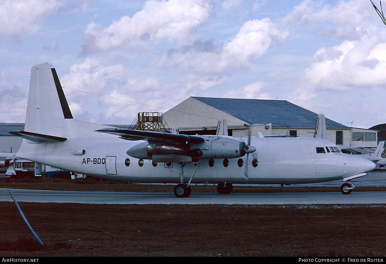 Aircraft Photo of AP-BDQ | Fokker F27-200 Friendship | AirHistory.net #499305