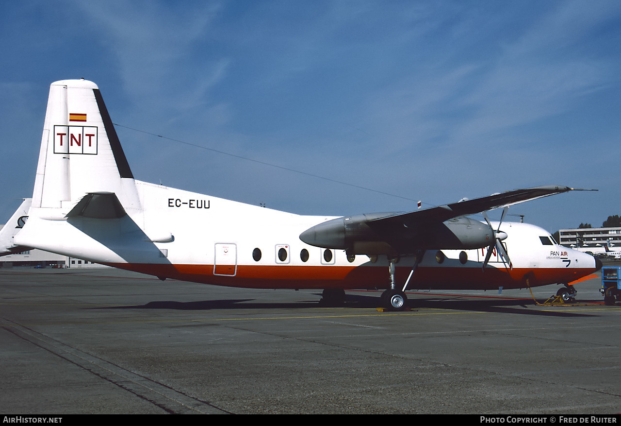 Aircraft Photo of EC-EUU | Fokker F27-400 Friendship | TNT Express | AirHistory.net #499307