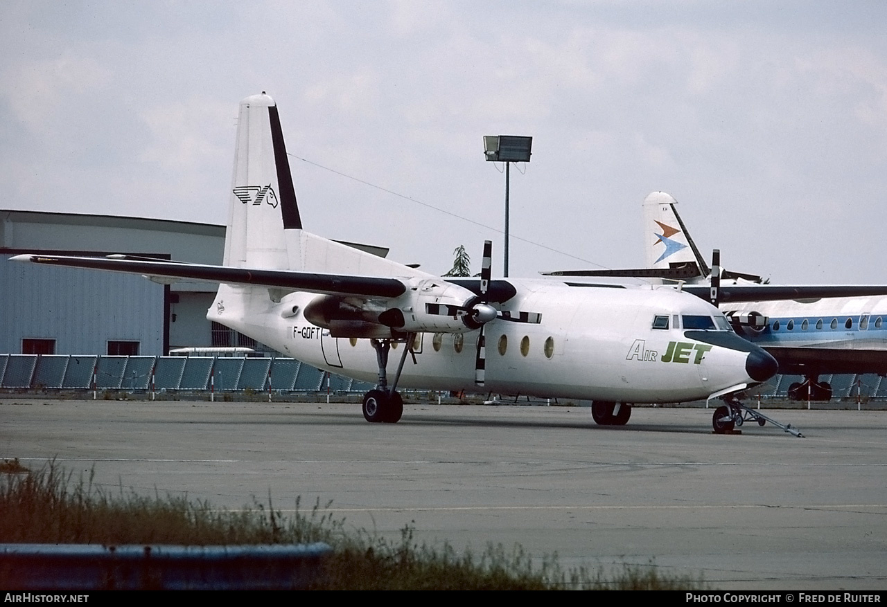 Aircraft Photo of F-GDFT | Fokker F27-600 Friendship | Air Jet | AirHistory.net #499313