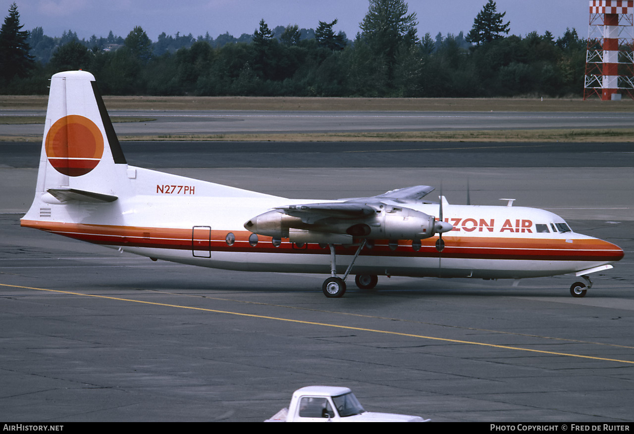 Aircraft Photo of N277PH | Fairchild F-27M | Horizon Air | AirHistory.net #499321