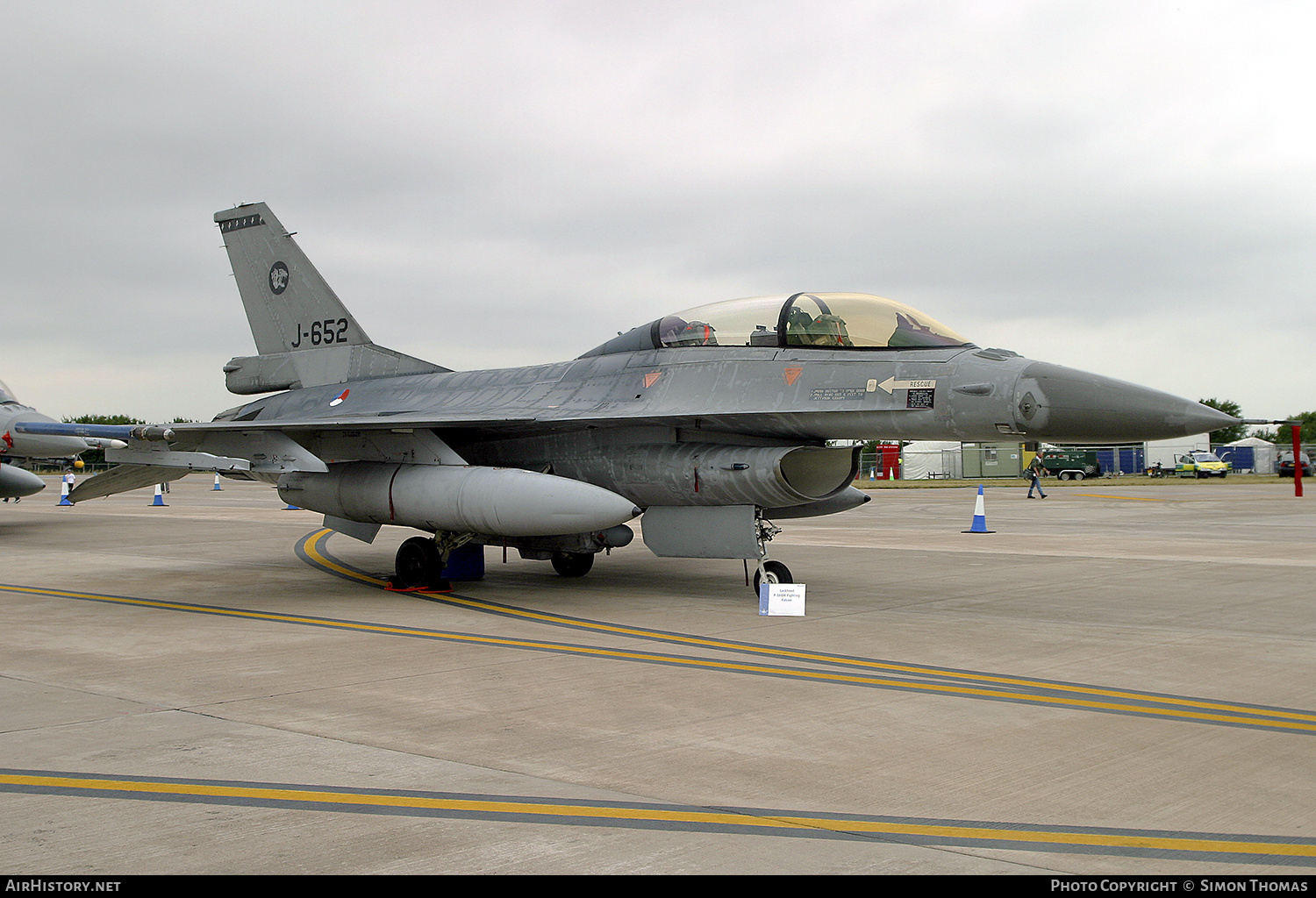 Aircraft Photo of J-652 | General Dynamics F-16BM Fighting Falcon | Netherlands - Air Force | AirHistory.net #499328