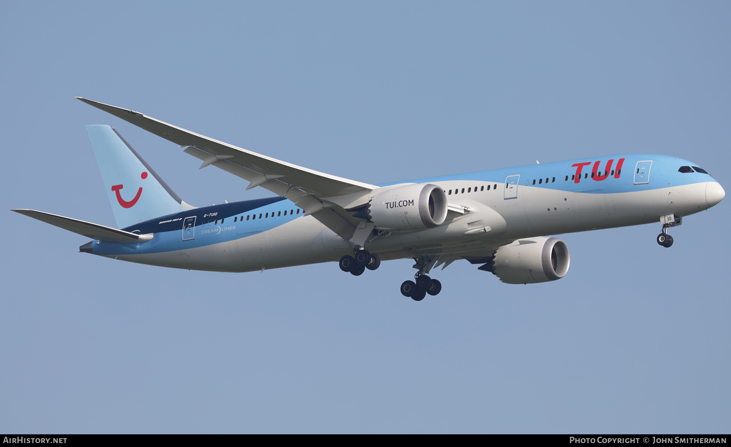 Aircraft Photo of G-TUIO | Boeing 787-9 Dreamliner | TUI | AirHistory.net #499329