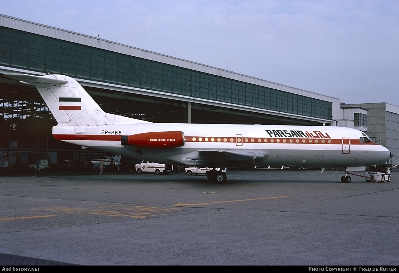 Aircraft Photo of EP-PBB | Fokker F28-6000 Fellowship | Pars Air | AirHistory.net #499331