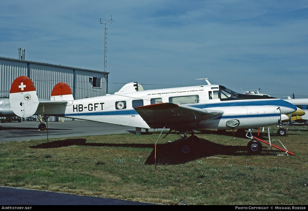 Aircraft Photo of HB-GFT | Volpar Turbo 18 | CIBA-Pilatus Aerial Spraying Company | AirHistory.net #499334