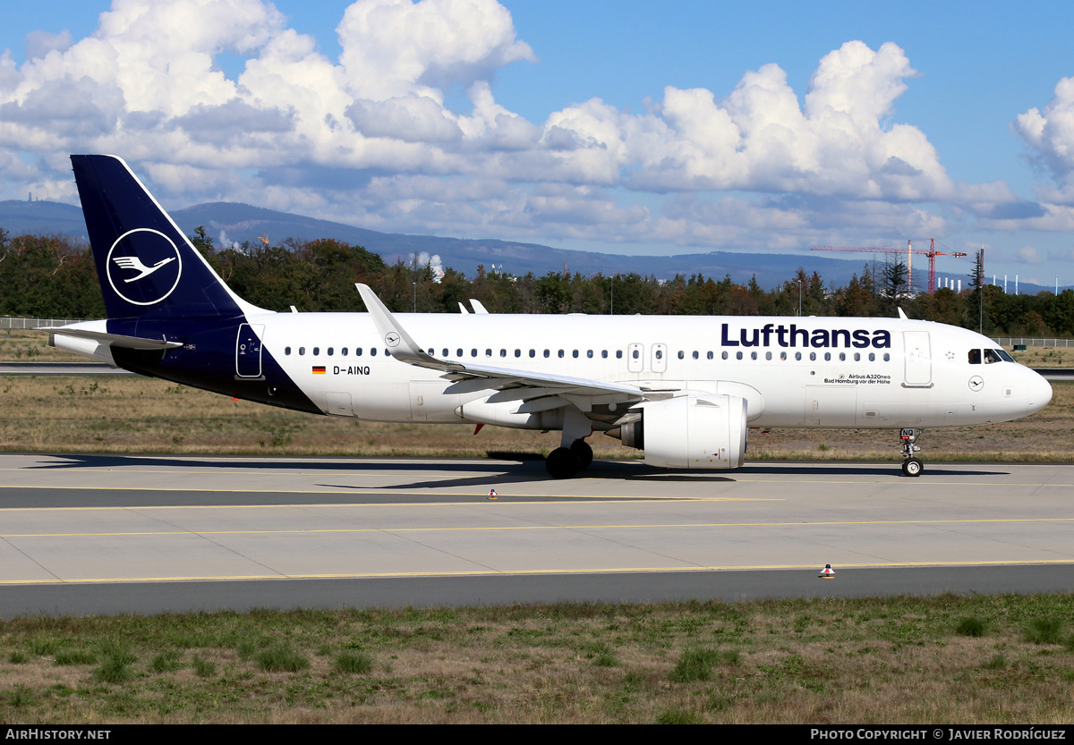 Aircraft Photo of D-AINQ | Airbus A320-271N | Lufthansa | AirHistory.net #499371