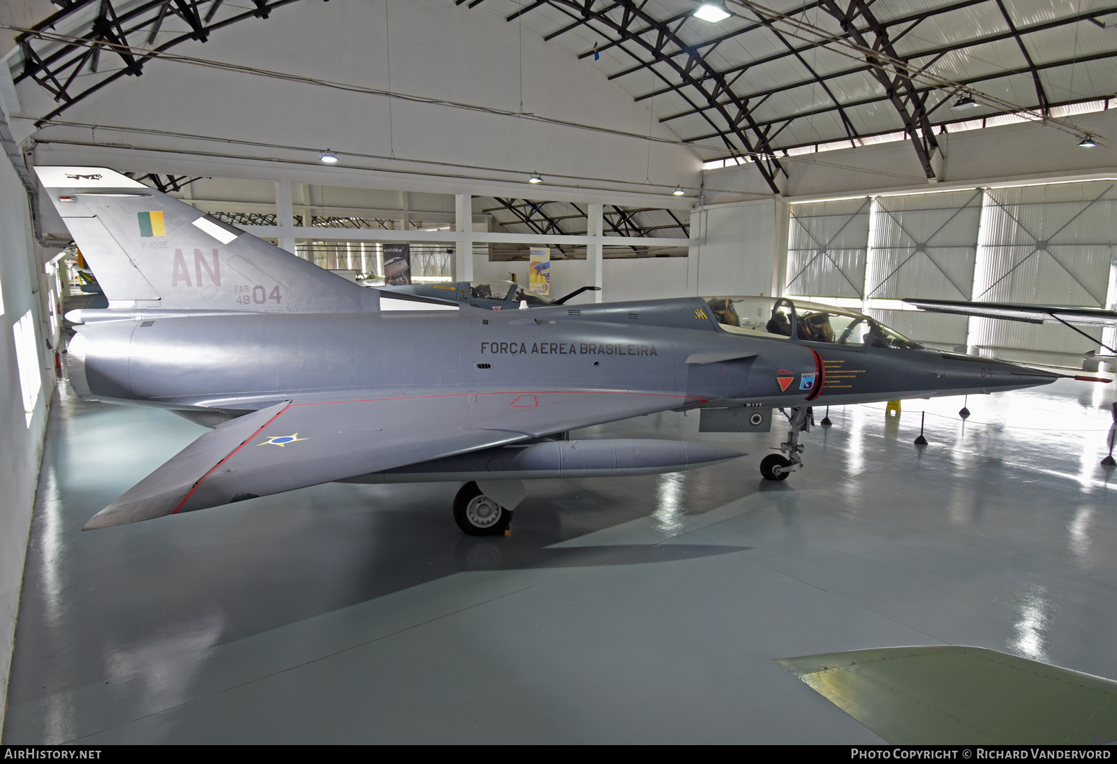 Aircraft Photo of 4904 | Dassault F-103D (Mirage IIIDBR) | Brazil - Air Force | AirHistory.net #499386