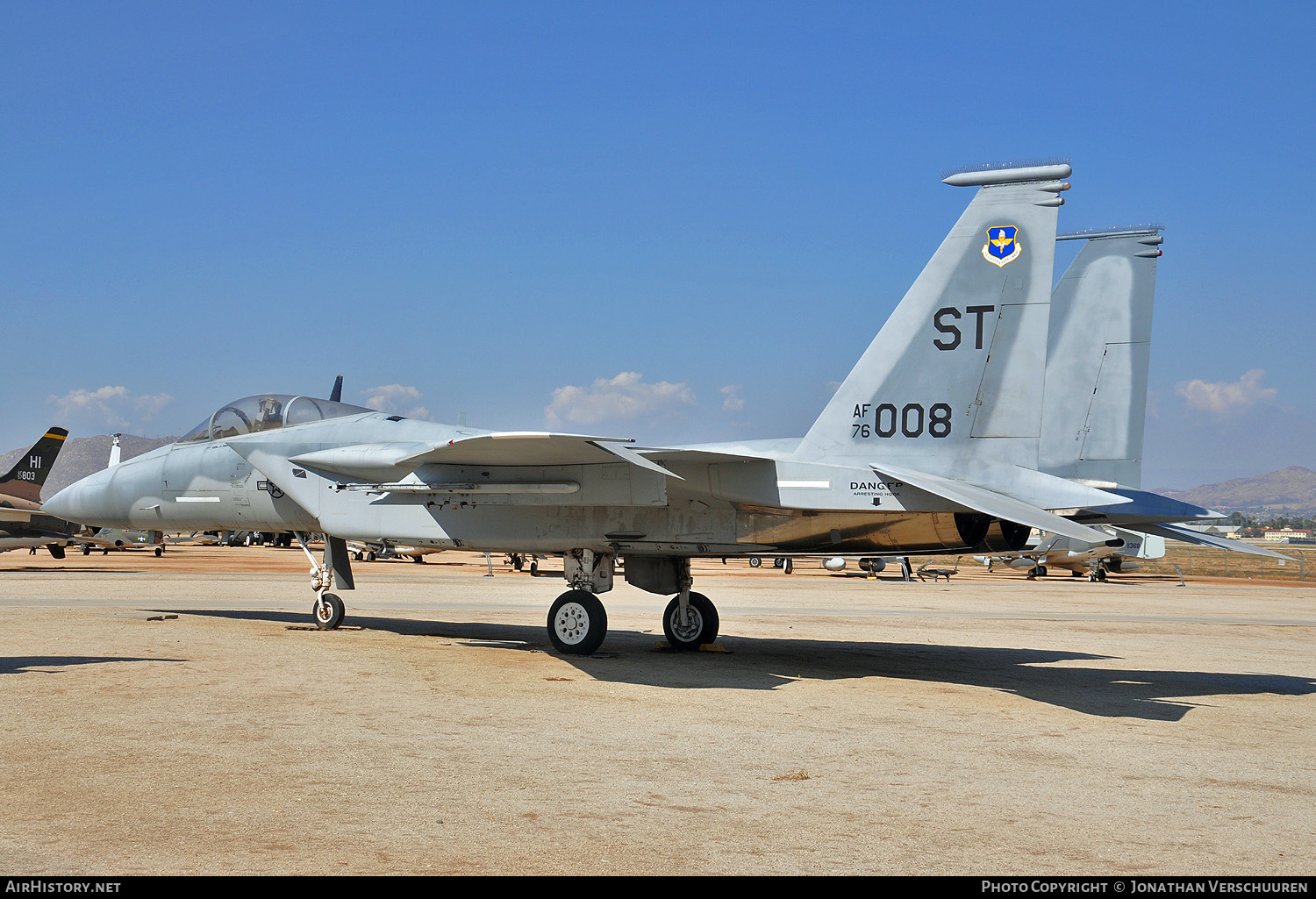 Aircraft Photo of 76-0008 / AF76-008 | McDonnell Douglas GF-15A Eagle | USA - Air Force | AirHistory.net #499405