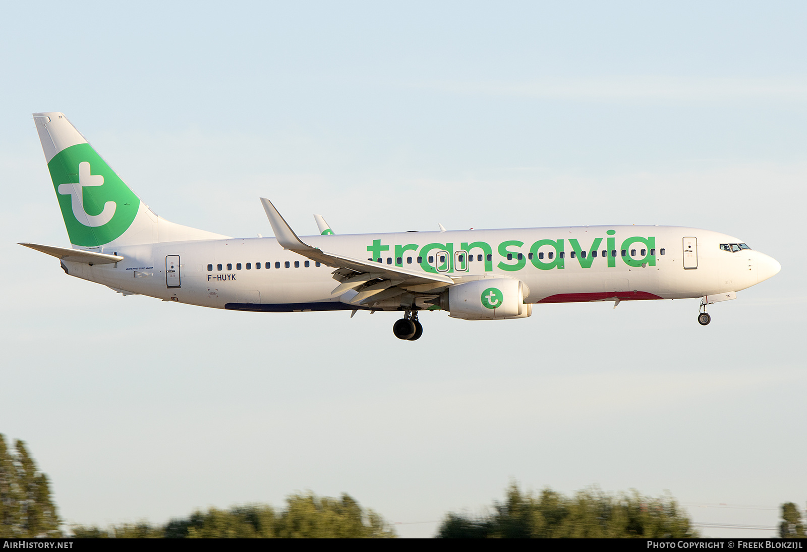 Aircraft Photo of F-HUYK | Boeing 737-86N | Transavia | AirHistory.net #499420