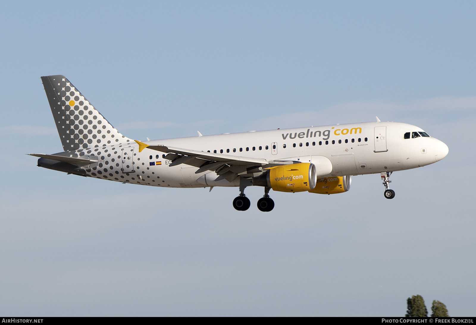 Aircraft Photo of EC-NGB | Airbus A319-111 | Vueling Airlines | AirHistory.net #499422