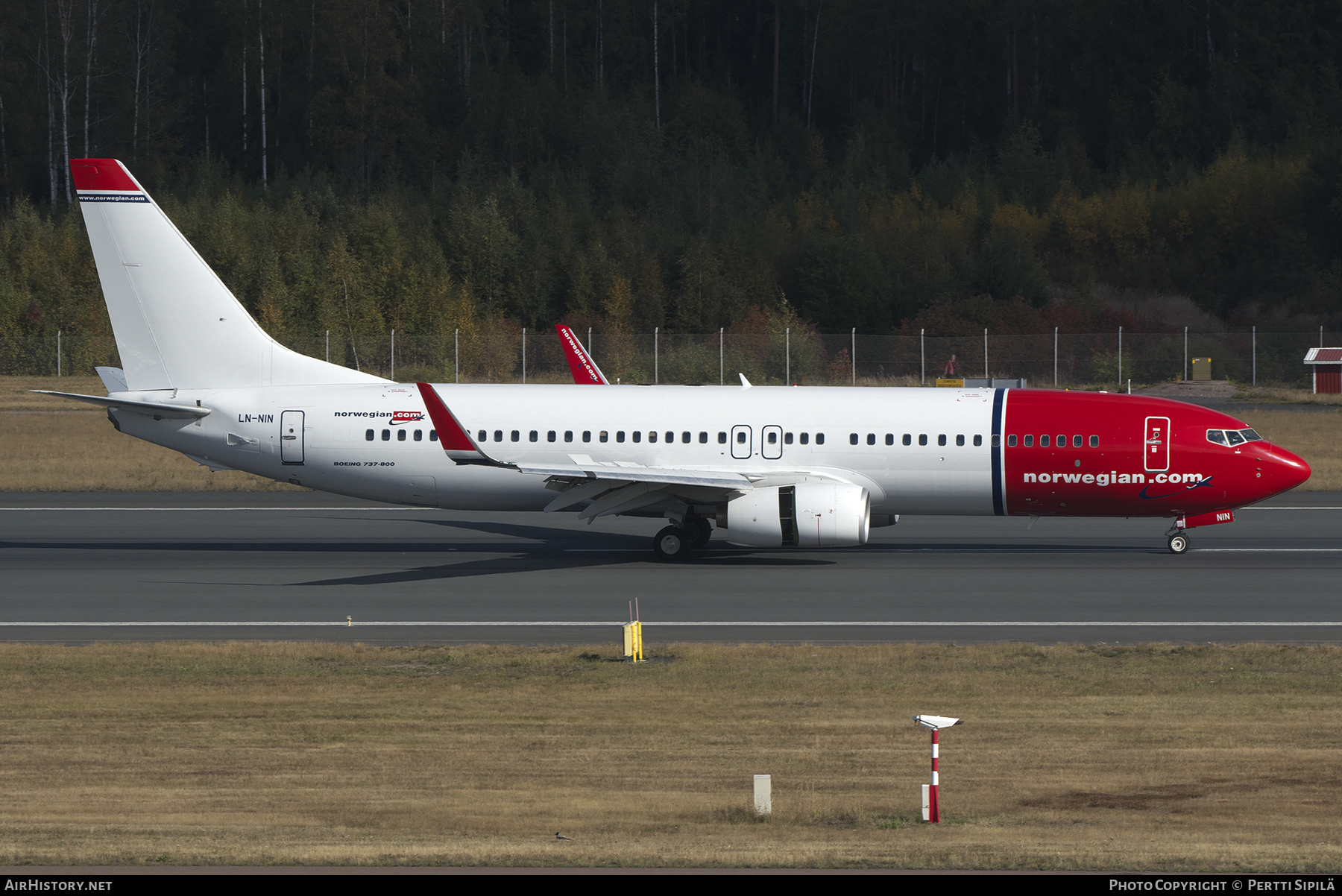 Aircraft Photo of LN-NIN | Boeing 737-81M | Norwegian | AirHistory.net #499428