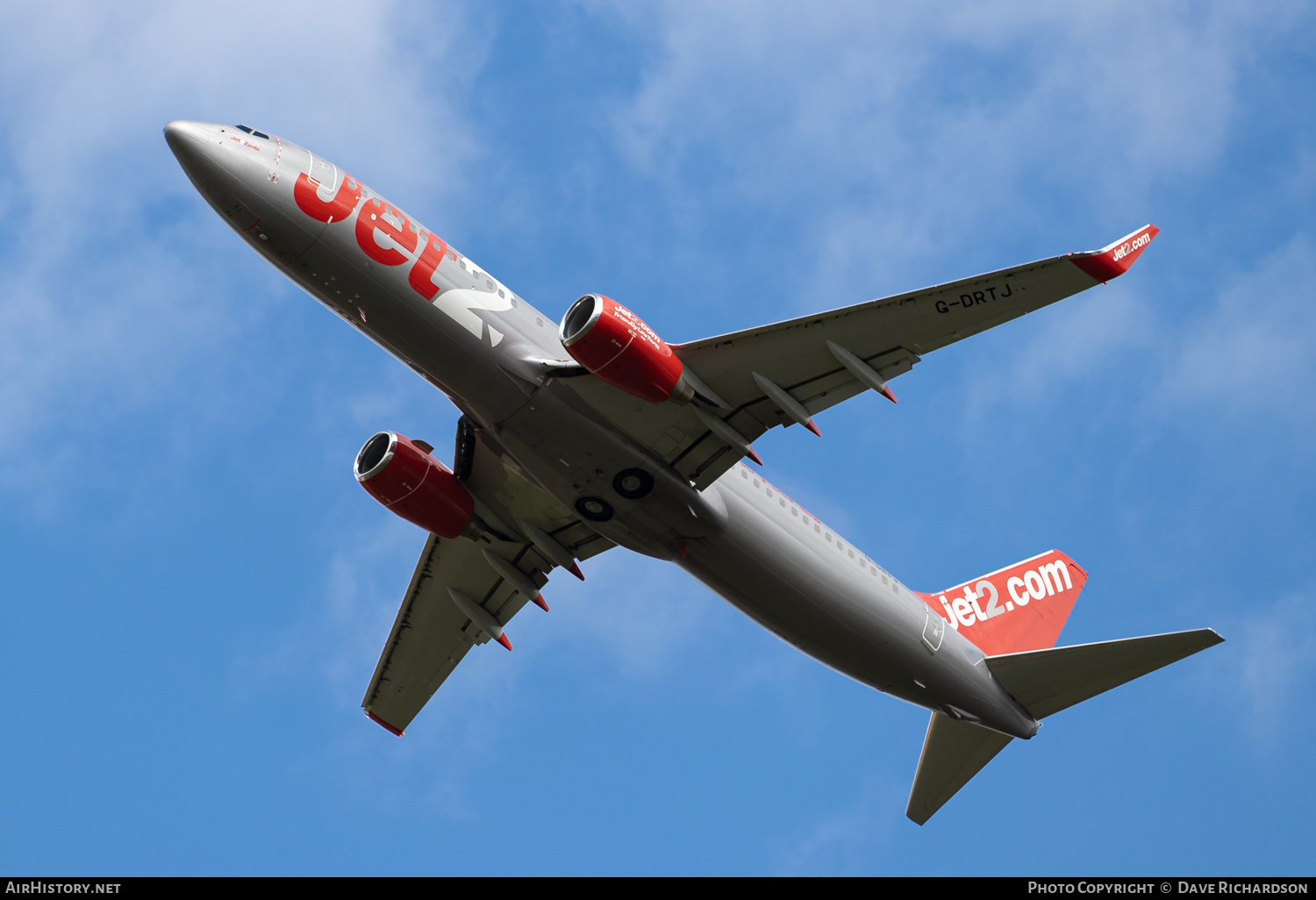 Aircraft Photo of G-DRTJ | Boeing 737-86N | Jet2 | AirHistory.net #499462