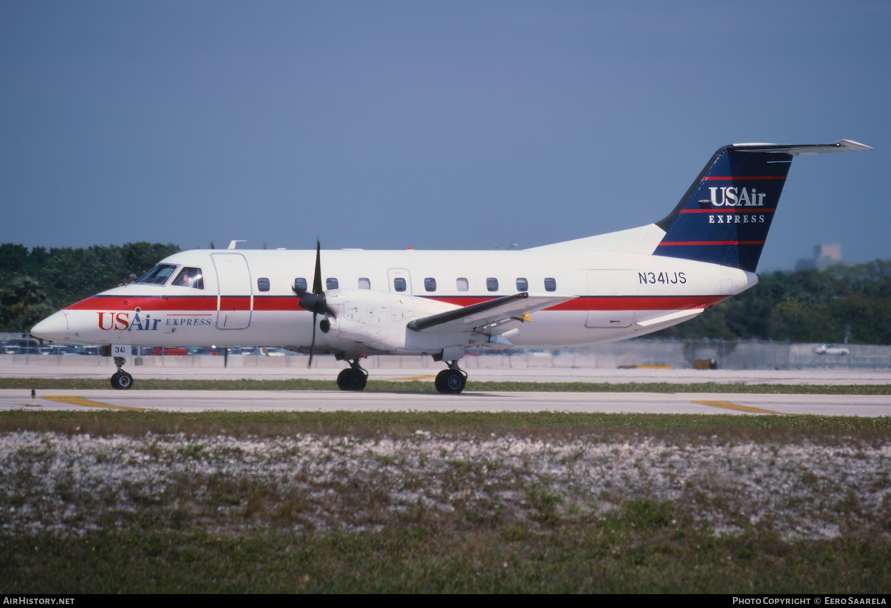 Aircraft Photo of N341JS | Embraer EMB-120RT Brasilia | USAir Express | AirHistory.net #499470