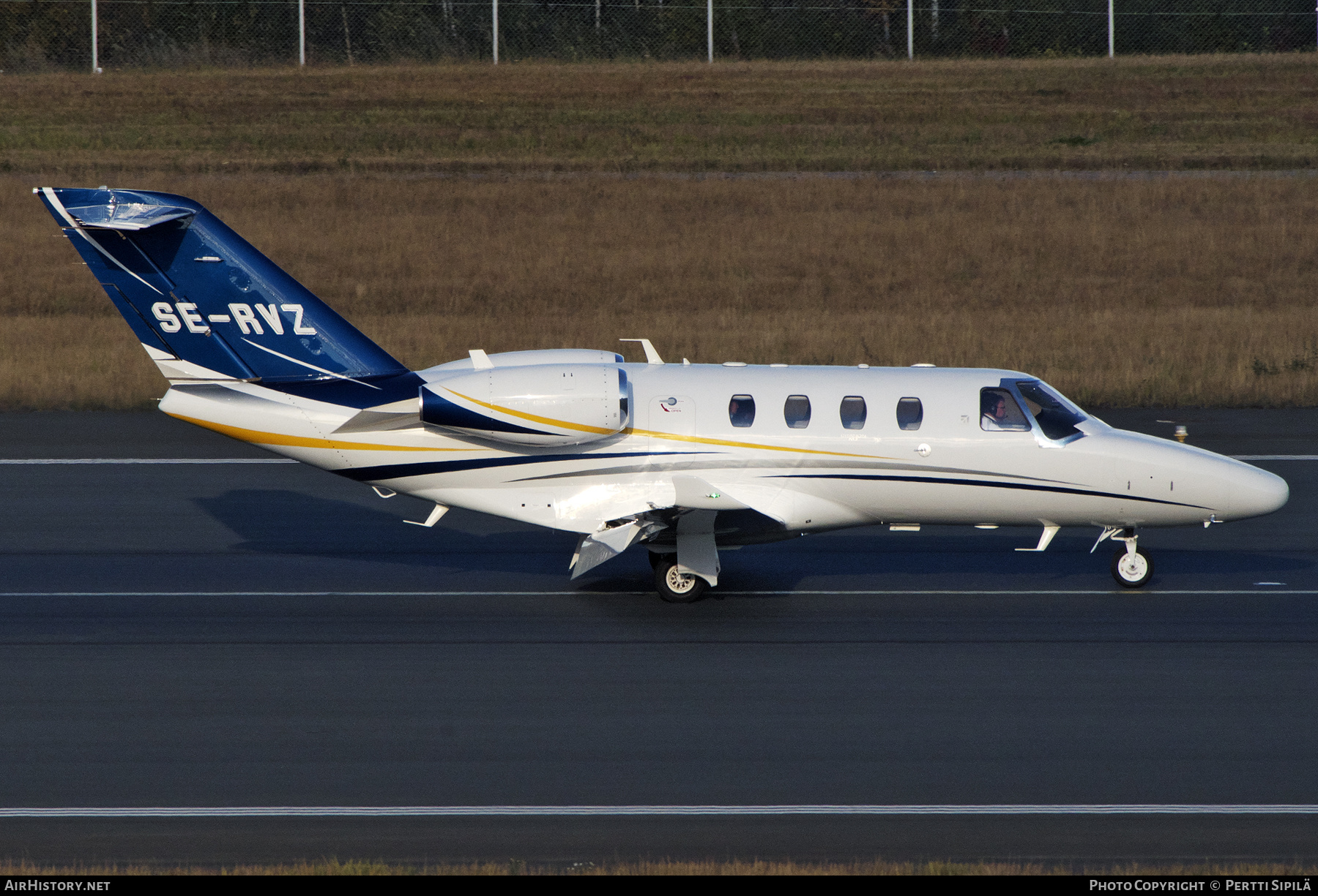 Aircraft Photo of SE-RVZ | Cessna 525 CitationJet M2 | AirHistory.net #499481